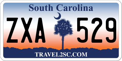 SC license plate ZXA529