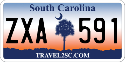 SC license plate ZXA591