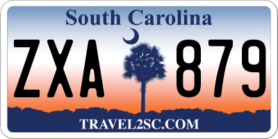 SC license plate ZXA879