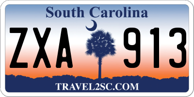 SC license plate ZXA913