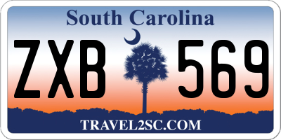 SC license plate ZXB569