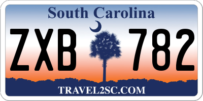 SC license plate ZXB782