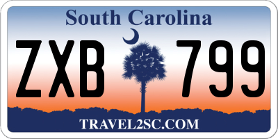 SC license plate ZXB799