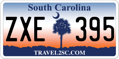 SC license plate ZXE395