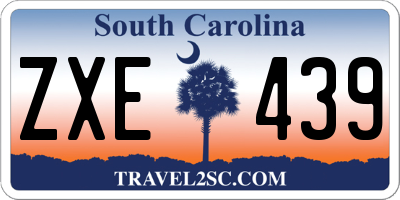 SC license plate ZXE439