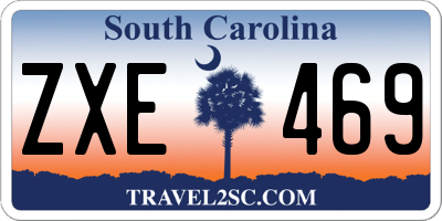 SC license plate ZXE469
