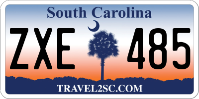 SC license plate ZXE485