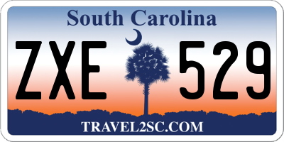 SC license plate ZXE529