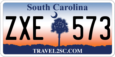 SC license plate ZXE573
