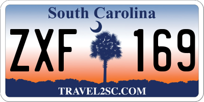 SC license plate ZXF169