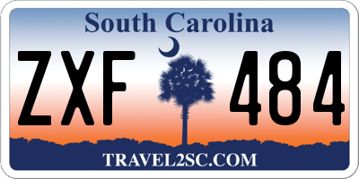 SC license plate ZXF484