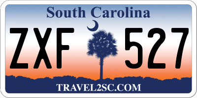 SC license plate ZXF527