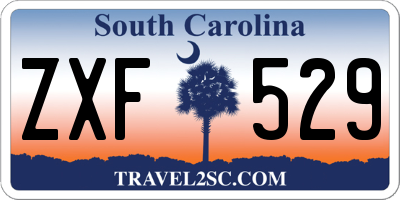 SC license plate ZXF529