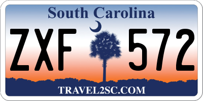 SC license plate ZXF572