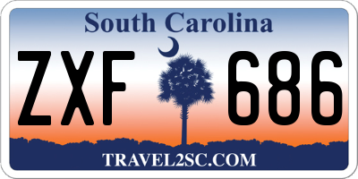 SC license plate ZXF686