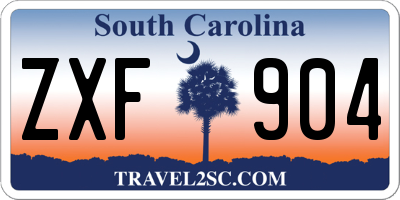 SC license plate ZXF904