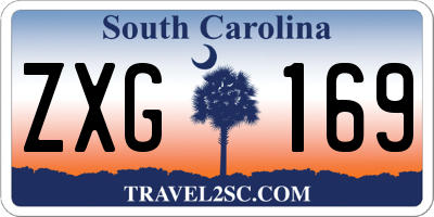 SC license plate ZXG169