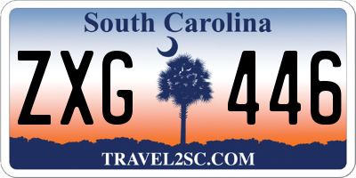 SC license plate ZXG446