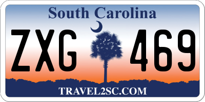 SC license plate ZXG469