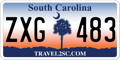 SC license plate ZXG483