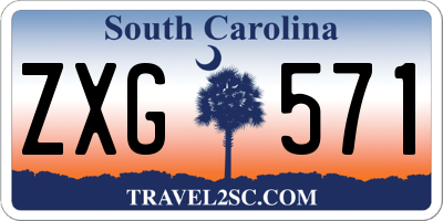 SC license plate ZXG571