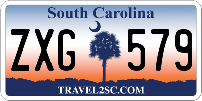 SC license plate ZXG579