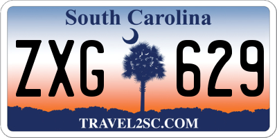 SC license plate ZXG629