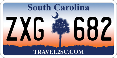 SC license plate ZXG682