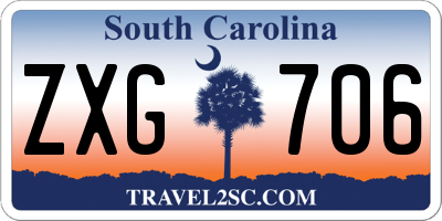 SC license plate ZXG706