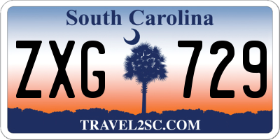 SC license plate ZXG729