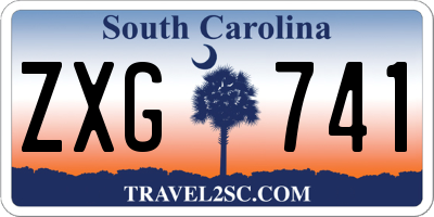 SC license plate ZXG741