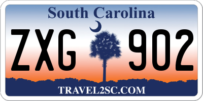 SC license plate ZXG902