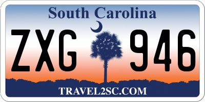 SC license plate ZXG946