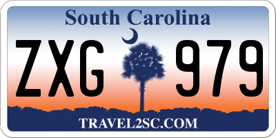 SC license plate ZXG979