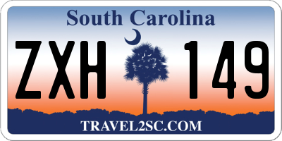 SC license plate ZXH149
