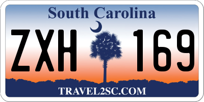 SC license plate ZXH169