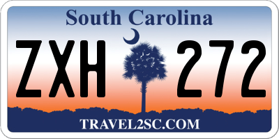 SC license plate ZXH272