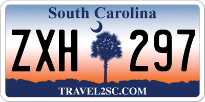 SC license plate ZXH297