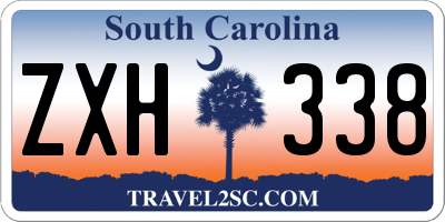 SC license plate ZXH338