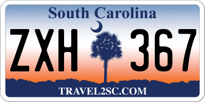 SC license plate ZXH367