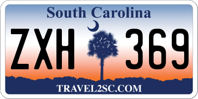 SC license plate ZXH369