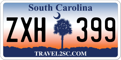 SC license plate ZXH399