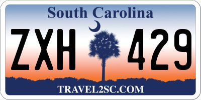 SC license plate ZXH429