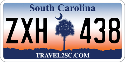 SC license plate ZXH438