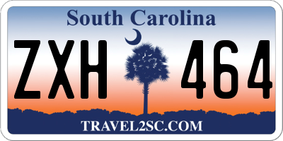 SC license plate ZXH464