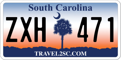 SC license plate ZXH471