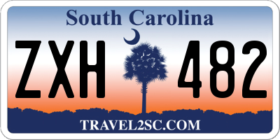 SC license plate ZXH482