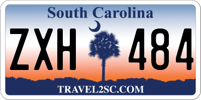 SC license plate ZXH484