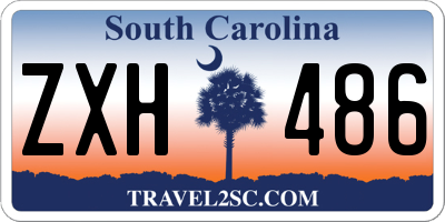 SC license plate ZXH486