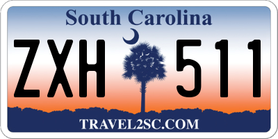 SC license plate ZXH511